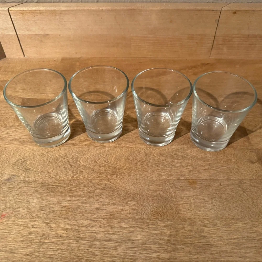 Set of 4- 3 OZ Espresso Shot Glasses - Picture 2 of 3
